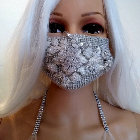 SAMPLE GOWN SET ONLY - "CECILIA" Ivory & Pastel Wedding Ballgown Set - Picture 14 of 14